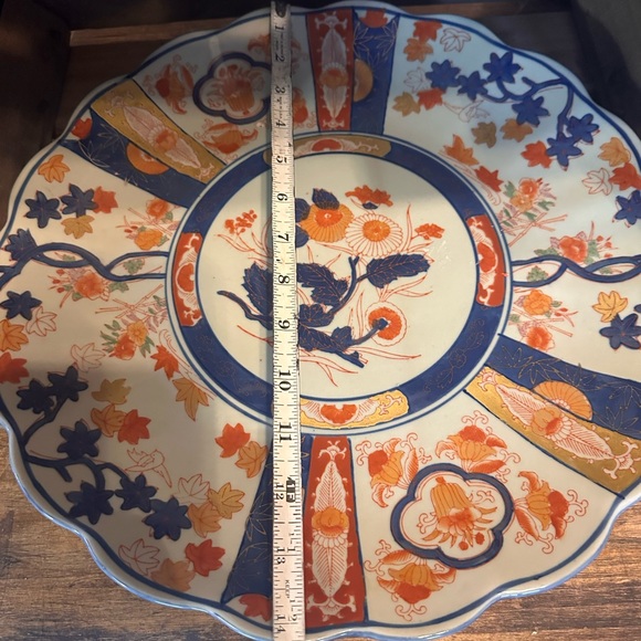 Antique Victoria Ware Ironstone Japanese Imari Style Platter, 14.25” - Picture 9 of 12
